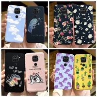 Dla Xiaomi Redmi uwaga 9 przypadku miękka kreskówka wzór silikonowy telefon tylna pokrywa skrzynka dla Xiaomi Redmi uwaga 9 Pro Max 9s Note9 zderzak 1